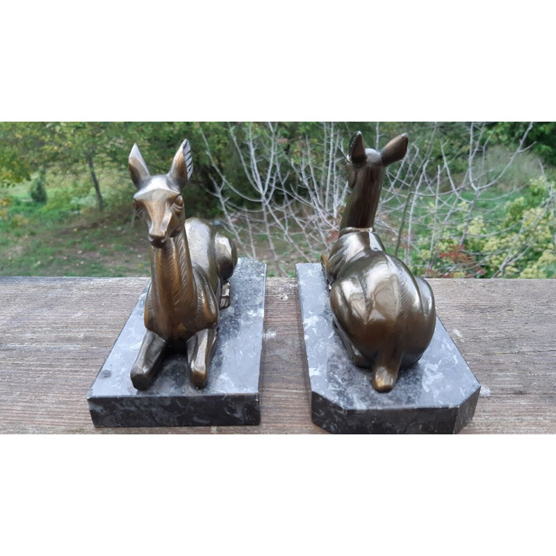 Pair of vintage art deco bookends 1930's