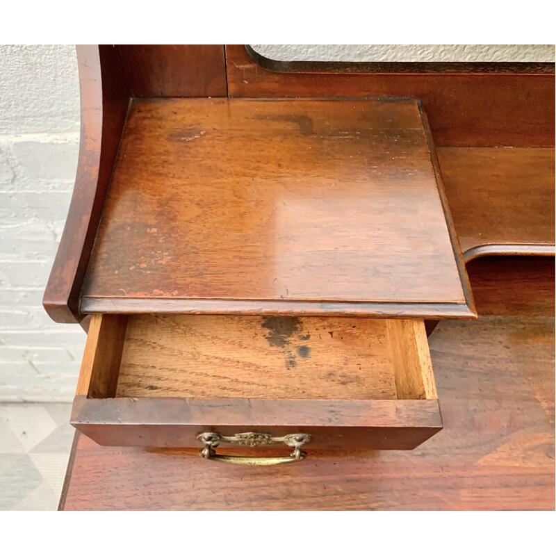 Large vintage  Arts and Crafts Dressing Table Drawers with Mirror