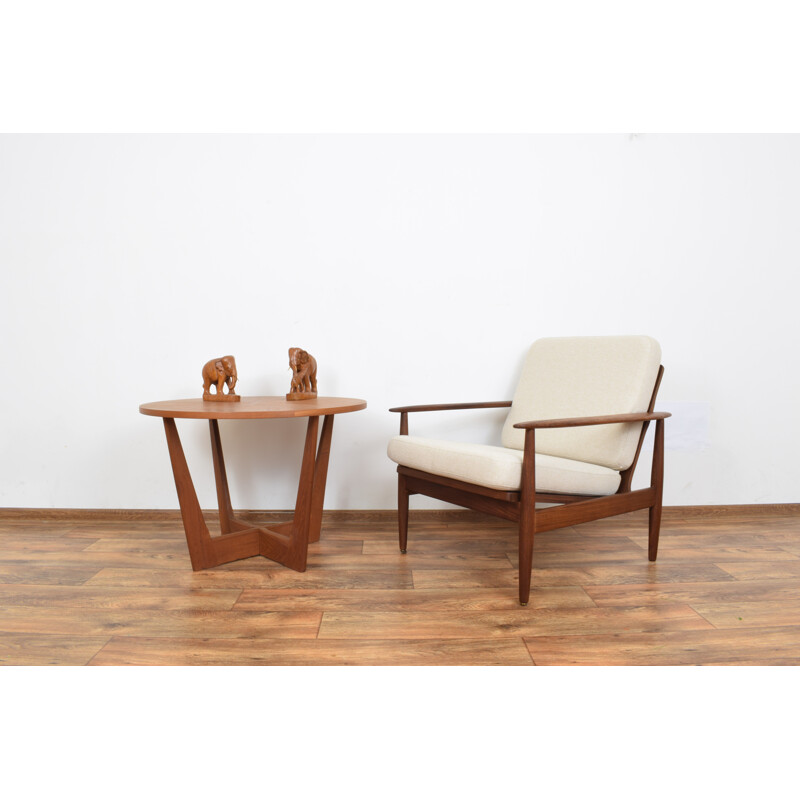 Fauteuil vintage en teck Danemark,1960