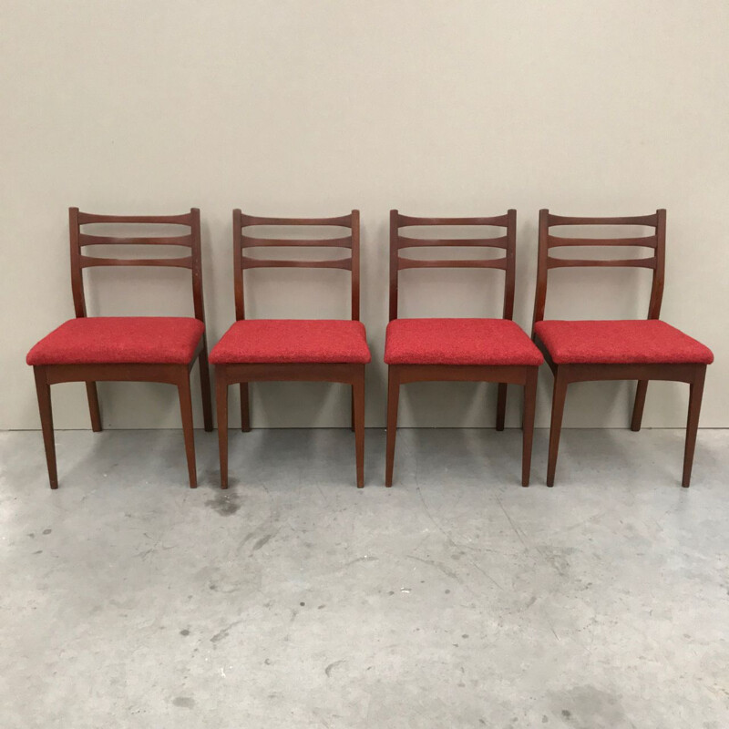 Set of 4 vintage chairs G Plan