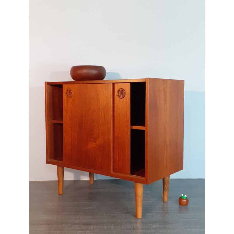 Vintage teak highboard Danish 1960