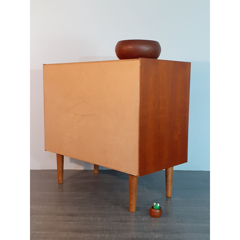 Vintage teak highboard Danish 1960