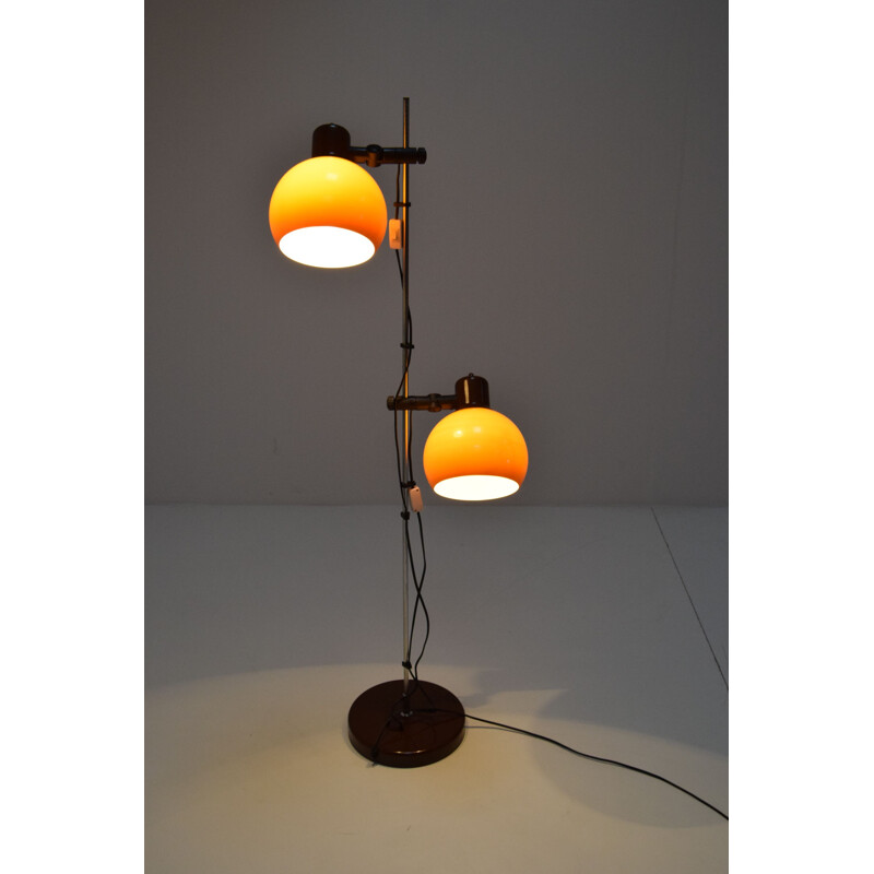 Vintage verstelbare vloerlamp, Tsjechoslowakije 1960
