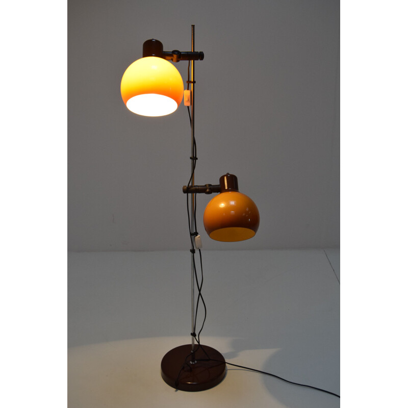 Vintage verstelbare vloerlamp, Tsjechoslowakije 1960