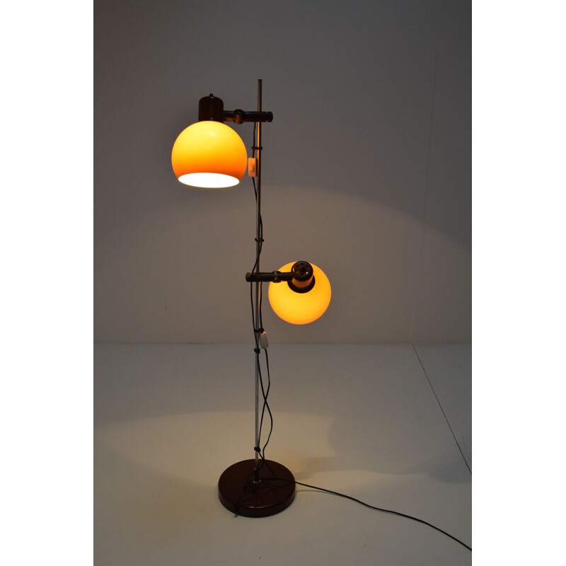 Vintage verstelbare vloerlamp, Tsjechoslowakije 1960