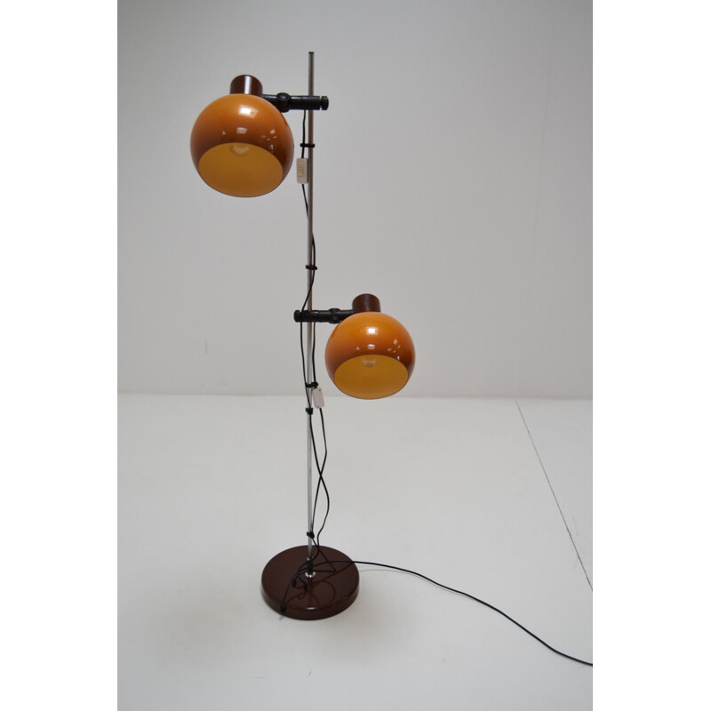 Vintage verstelbare vloerlamp, Tsjechoslowakije 1960