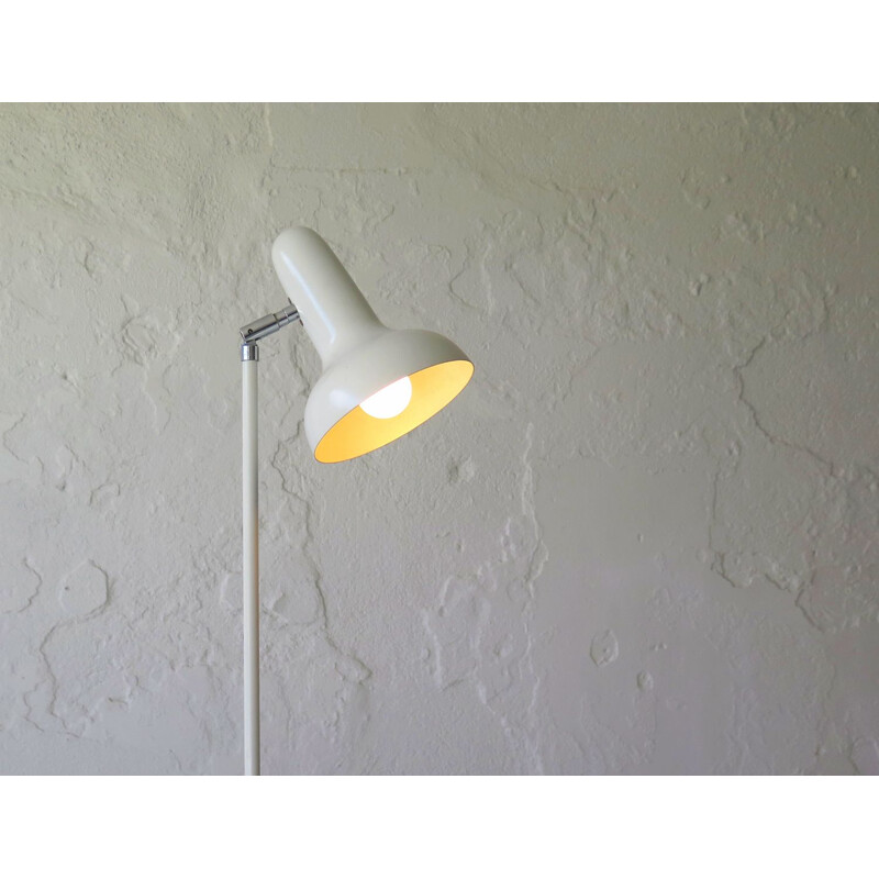 Vintage floor lamp with adjustable spotlight Danish