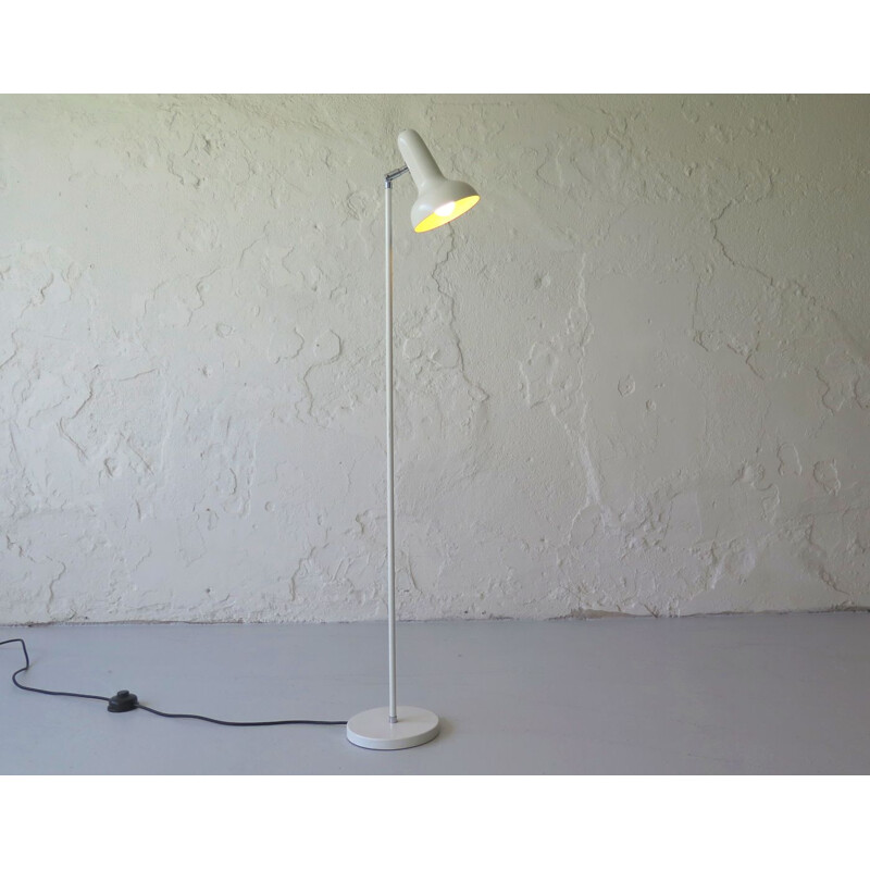 Vintage floor lamp with adjustable spotlight Danish