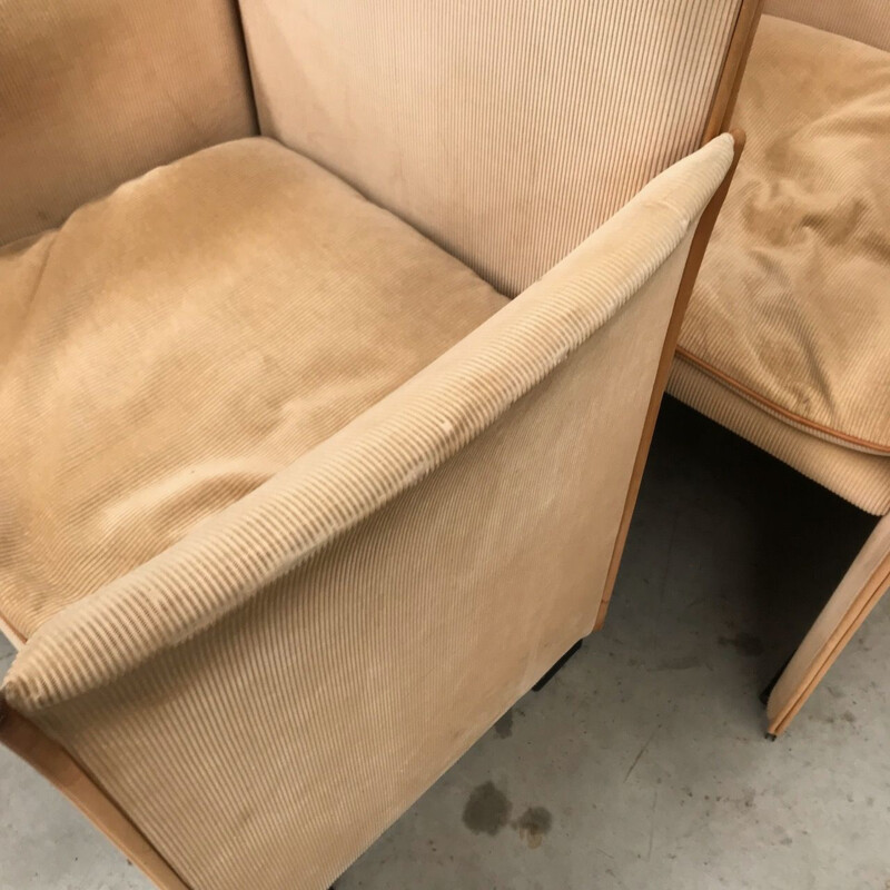 Set of 6 vintage armchairs 401 break - Cassina Mario Bellini 1970