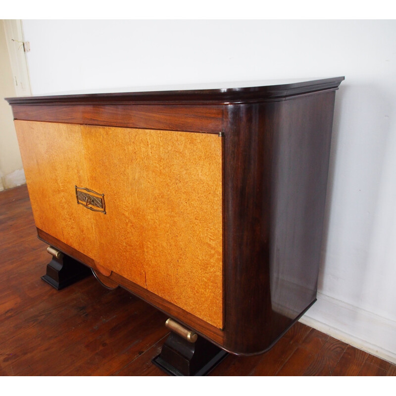 Vintage rosewood highboardArt Deco