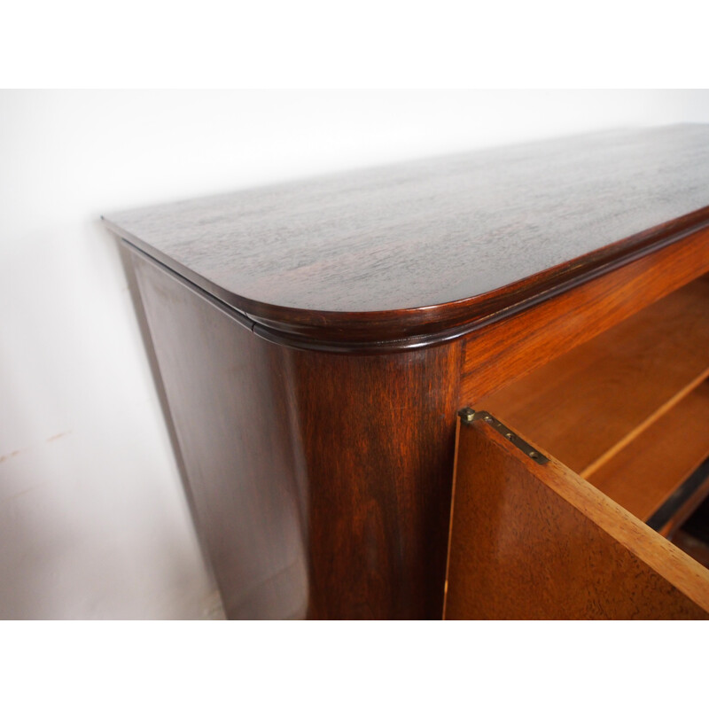 Vintage rosewood highboardArt Deco