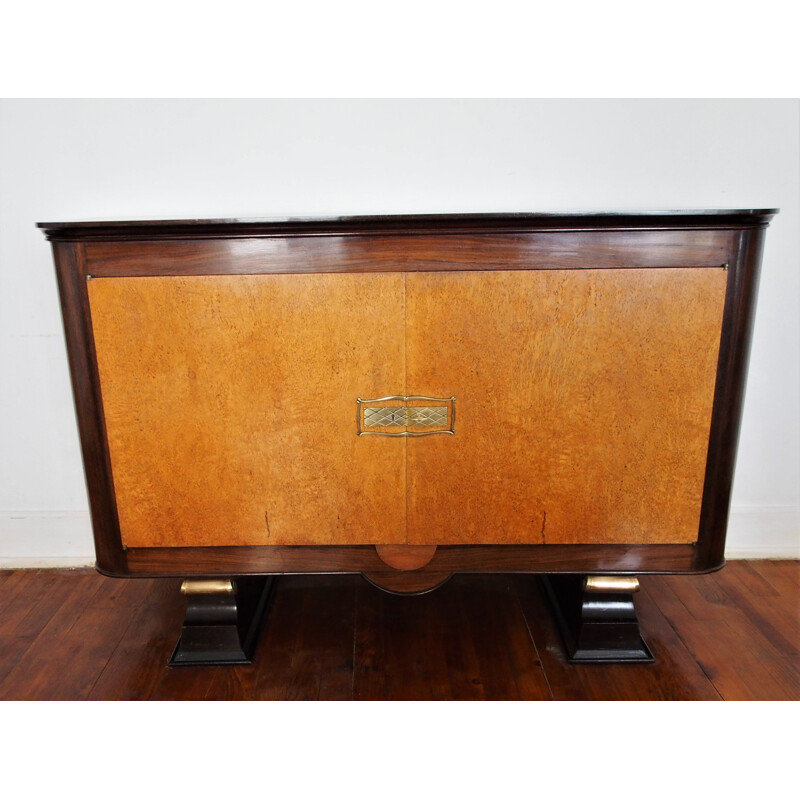 Vintage rosewood highboardArt Deco