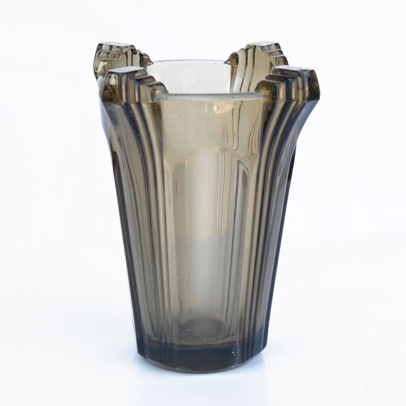 Vintage Vase by I. Pastrankova, Moser Czechoslovakia, 1920s