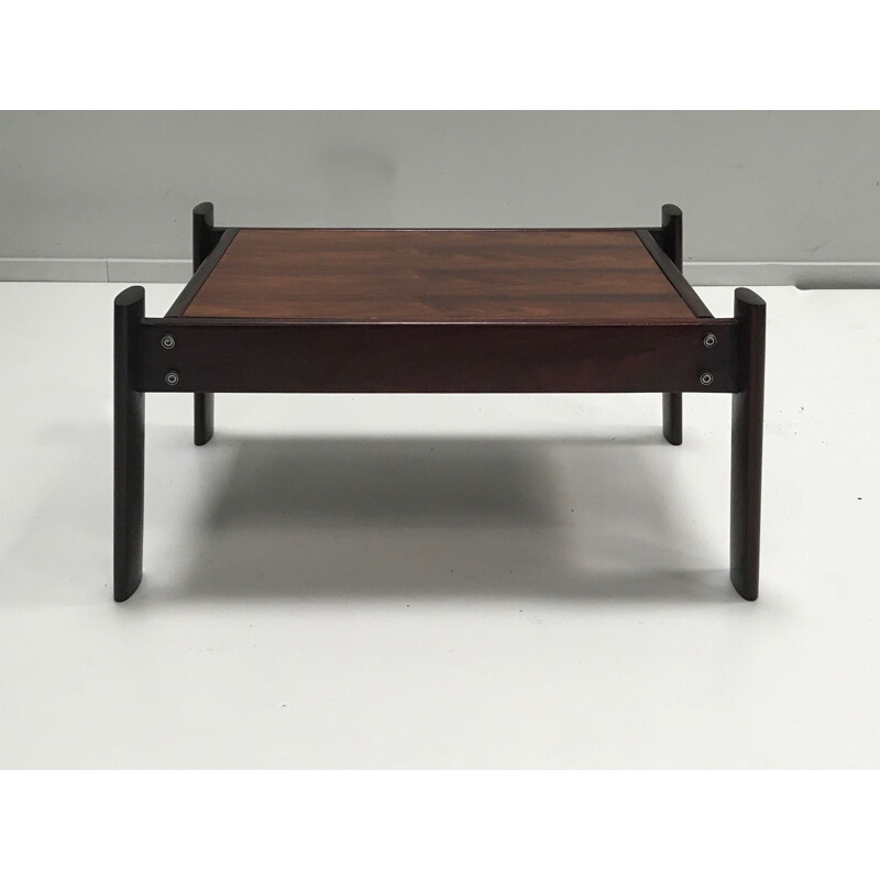 Vintage Rosewood coffee table by Percival Lafer for Lafer S.A. 1960s