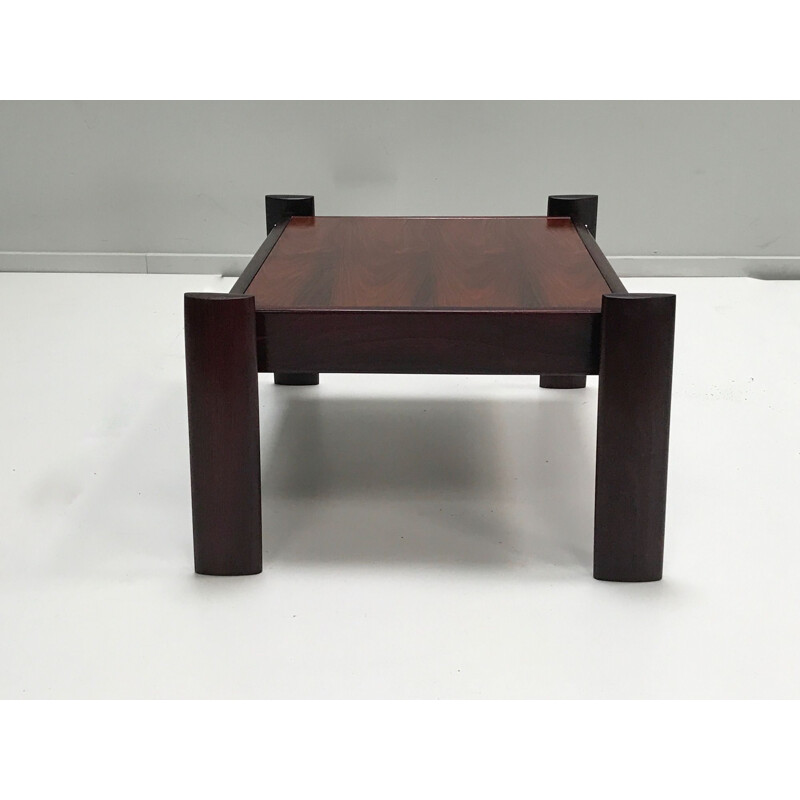 Vintage Rosewood coffee table by Percival Lafer for Lafer S.A. 1960s