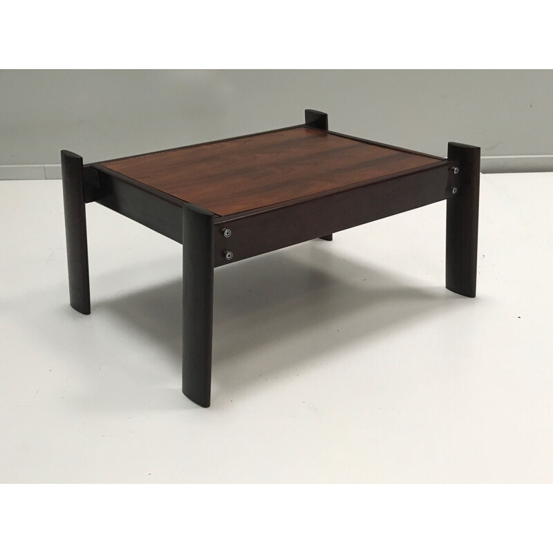 Vintage Rosewood coffee table by Percival Lafer for Lafer S.A. 1960s
