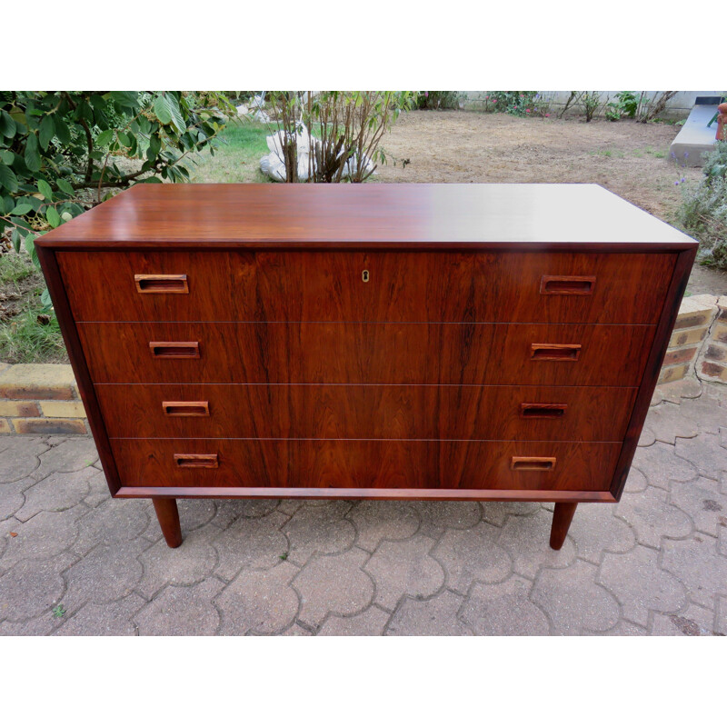 Vintage rosewood chest of drawers Denmark 1960