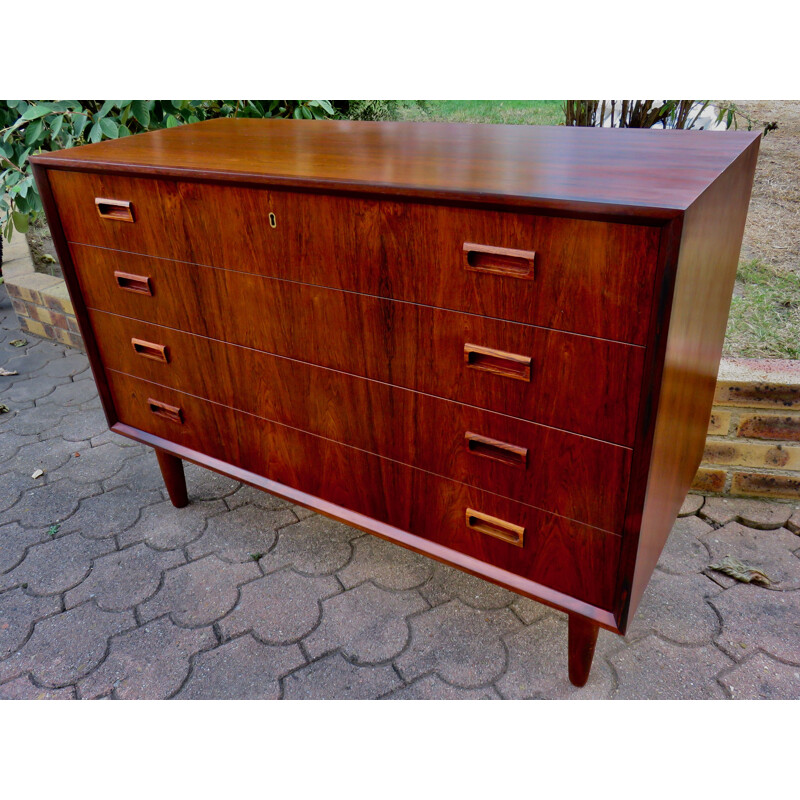 Vintage rosewood chest of drawers Denmark 1960