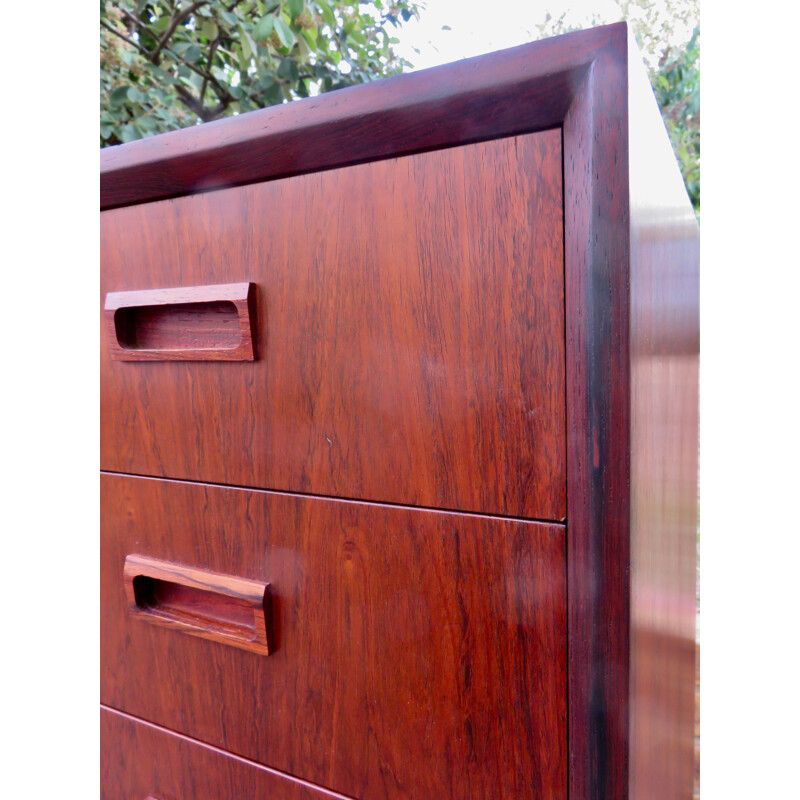 Vintage rosewood chest of drawers Denmark 1960