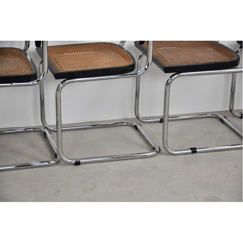 Set of 10 vintage armchairs B32 by Marcel Breuer