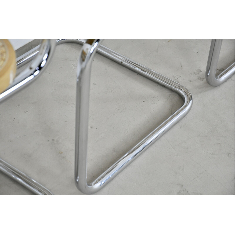 Lot de 8 chaises  vintage B32 par Marcel Breuer