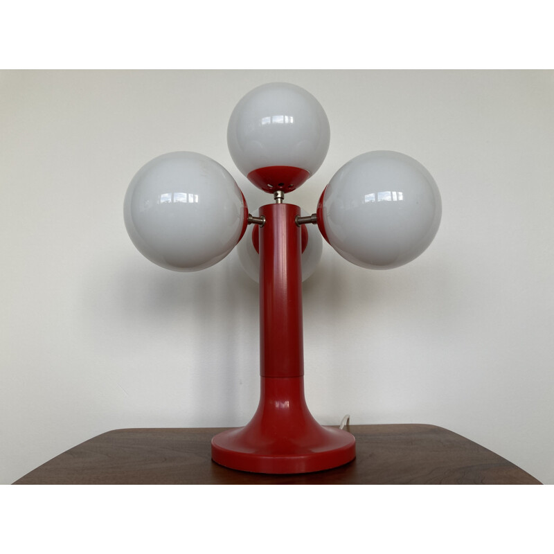 Midcentury table Lamp Sputnik  Atom 1970s