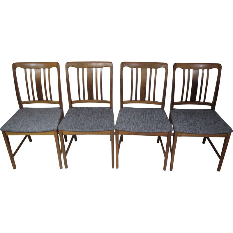 Set of 4 vintage Chairs, Denmark, 1960s