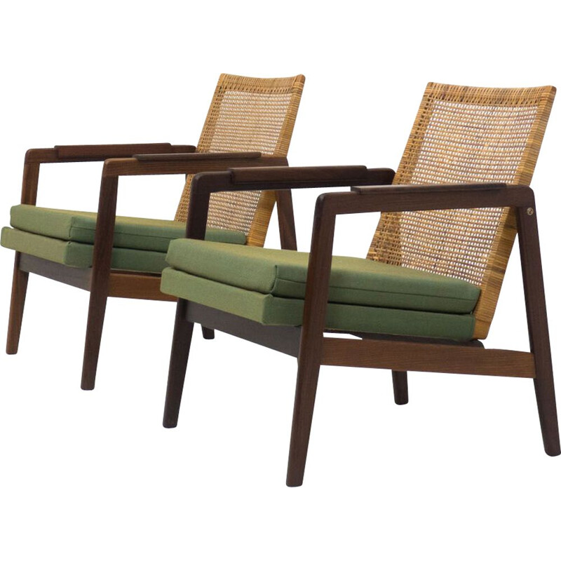 Pair of vintage easy chairs by P.J. Muntendam Gebroeders Muntendam