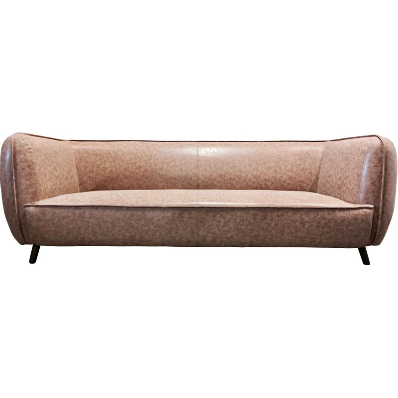 Vintage Scandinavian 4-seater sofa