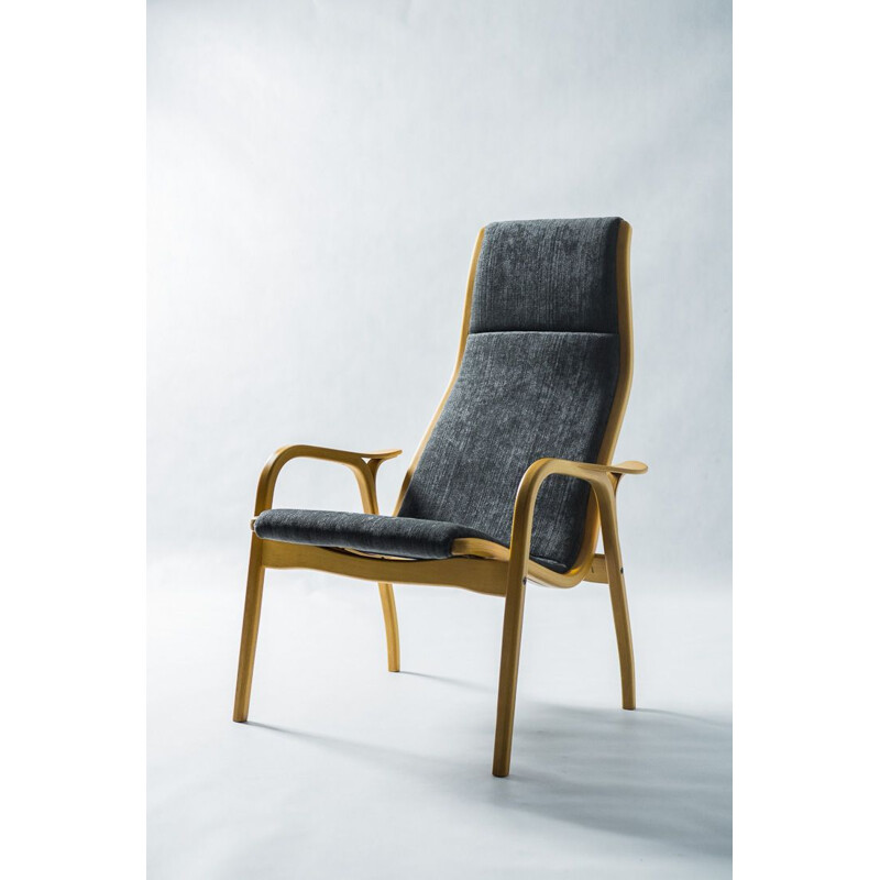 Vintage Lamino armchair by Yngve Ekström, Swedish Mid-Century 1950s