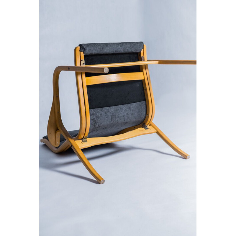 Vintage Lamino armchair by Yngve Ekström, Swedish Mid-Century 1950s