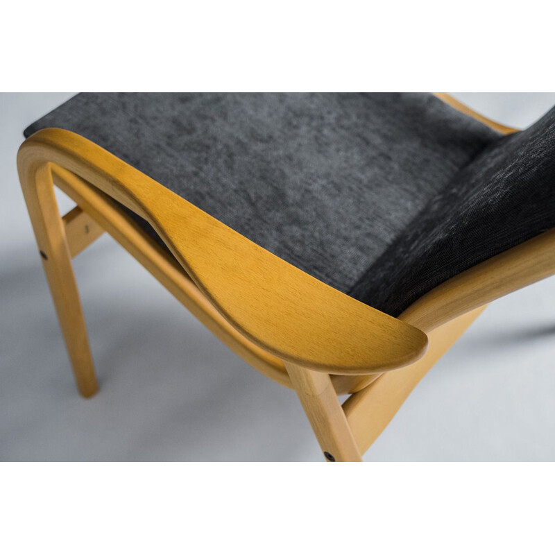 Vintage Lamino armchair by Yngve Ekström, Swedish Mid-Century 1950s