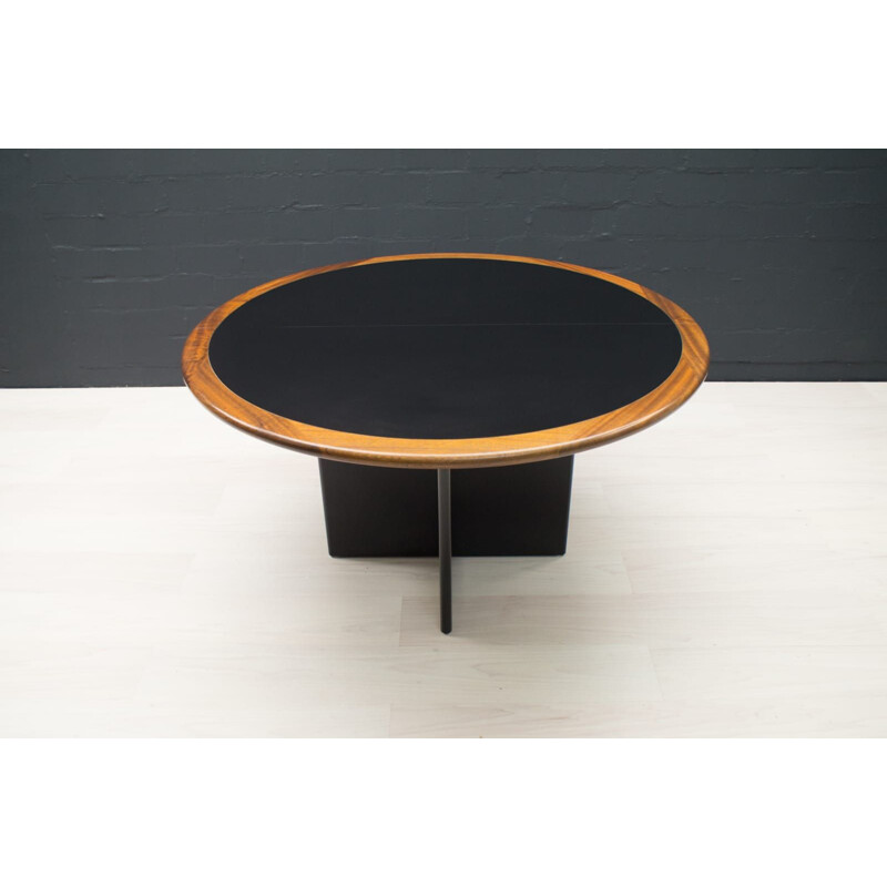 Vintage verstelbare mahonie tafel, 1970