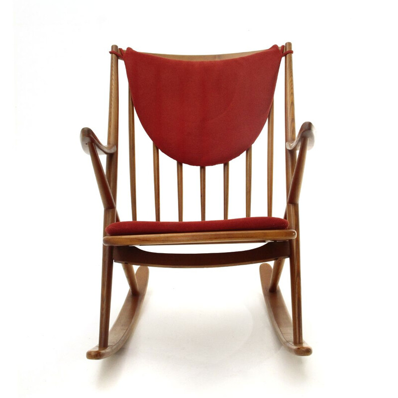 Vintage Rocking chair by Frank Reenskaug for Bramin, 1960s