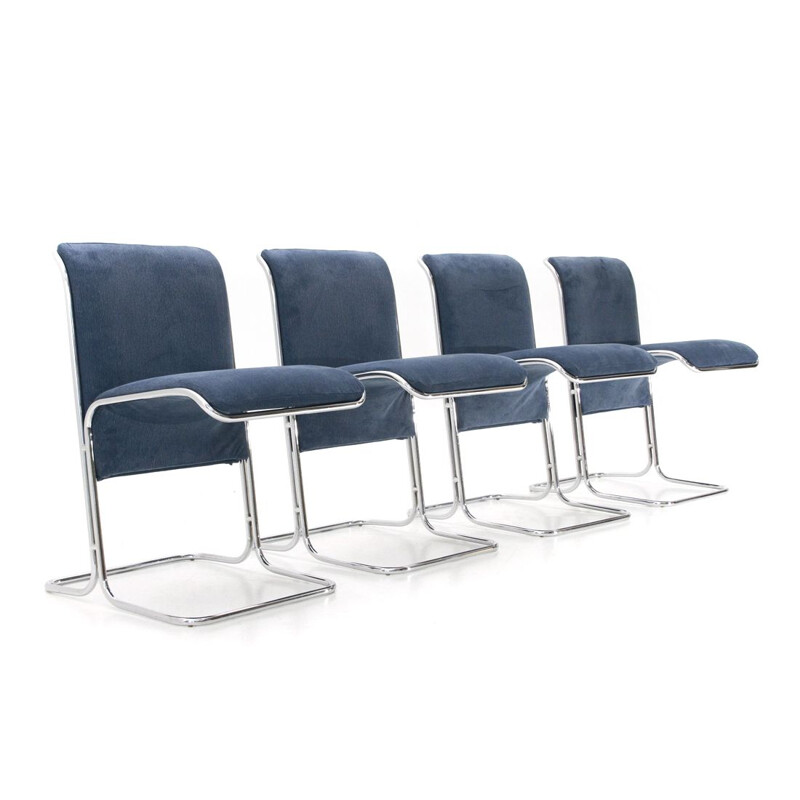 4 vintage "Calla" chairs by Roberto Ari Colombo for Arflex, 1970s