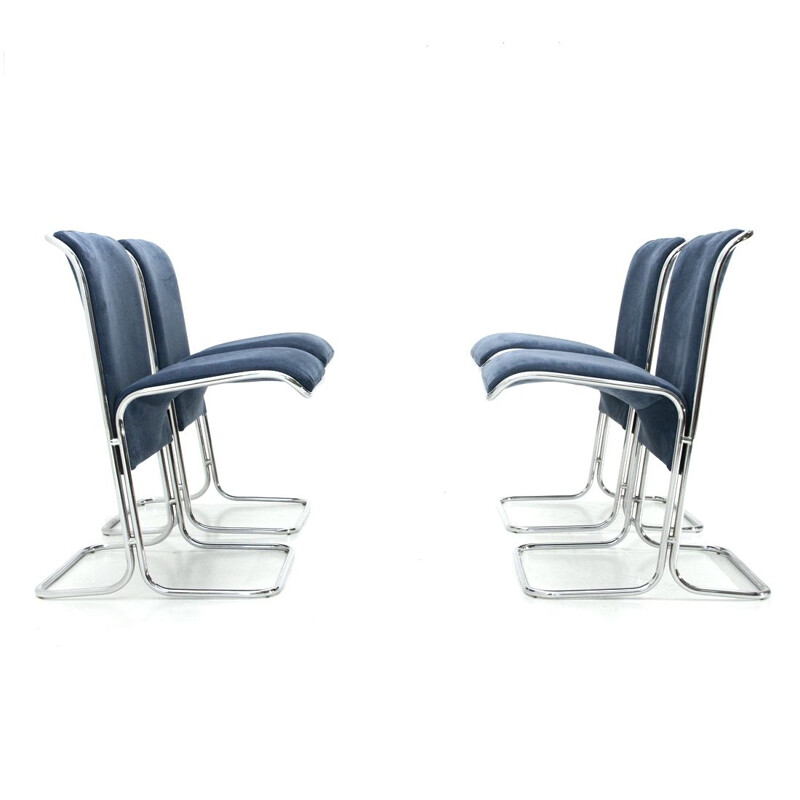 4 vintage "Calla" chairs by Roberto Ari Colombo for Arflex, 1970s