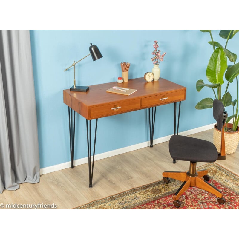 Vintage teak desk 1960s