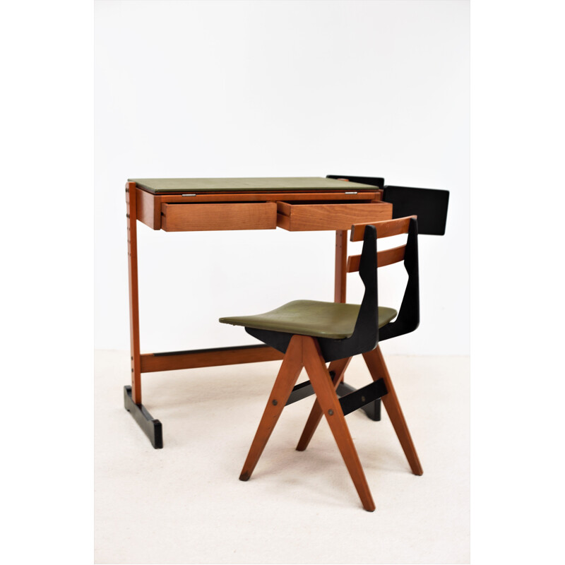 Bureau et chaise vintage Fratelli Reguitti 1960