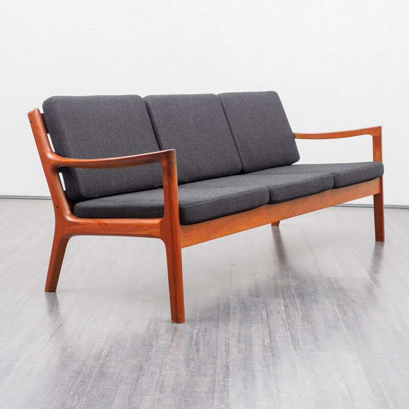 Vintage teak sofa, Ole Wanscher, France & Son  by Joop Danish 1960s