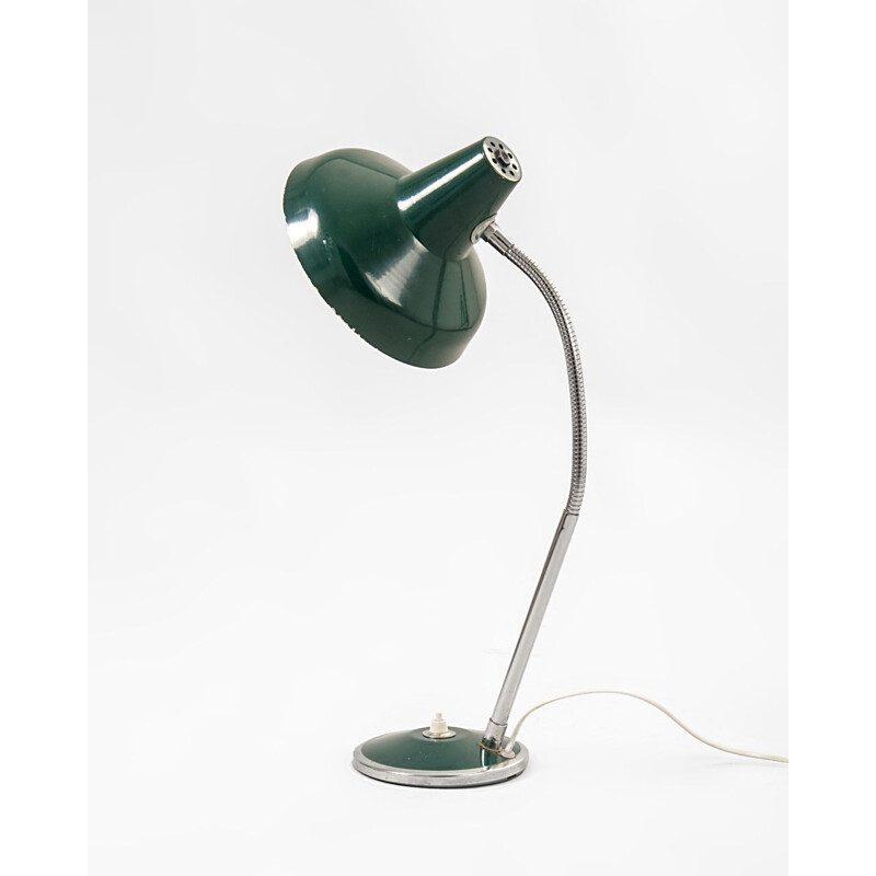 Lampe de table verte Vintage 1950