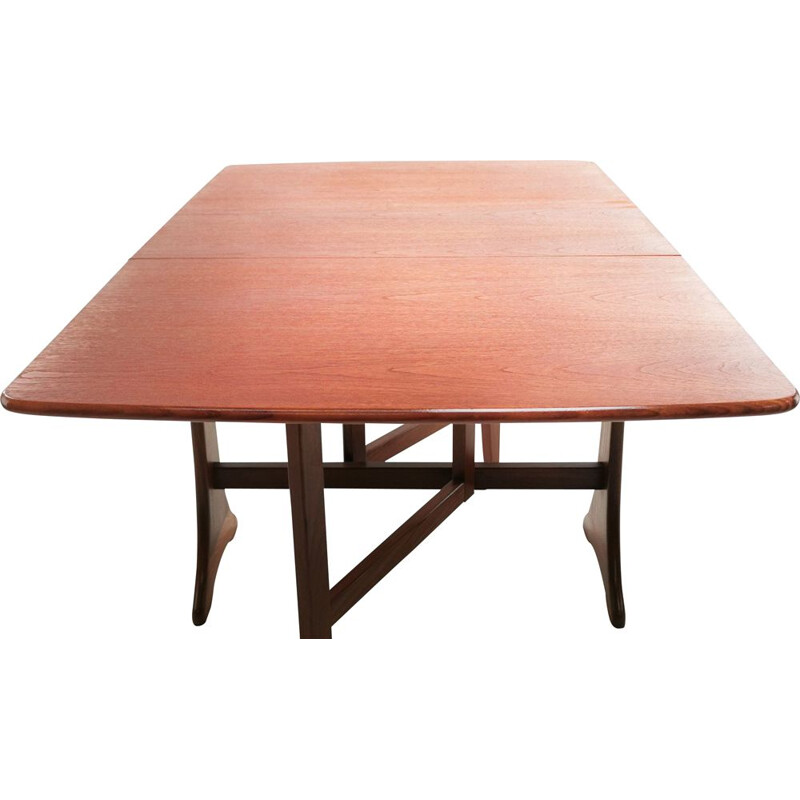 Mid Century G Plan Teak Dining Table with extenders