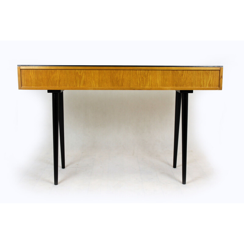 Table de bureau ou console vintage par Mojmír Požár pour UP Bučovice 1960