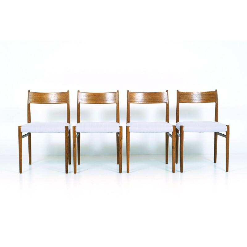 Set of 4 vintage teak chairs by Arne Vodder Edition Sibast 1960