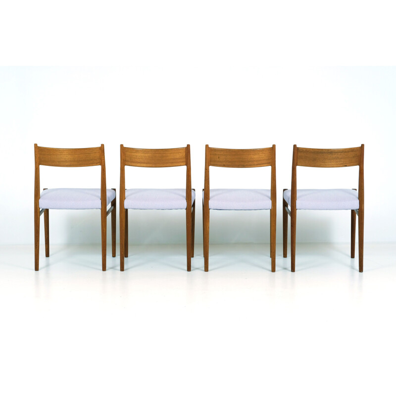 Set of 4 vintage teak chairs by Arne Vodder Edition Sibast 1960