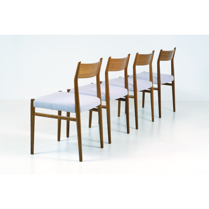 Set of 4 vintage teak chairs by Arne Vodder Edition Sibast 1960