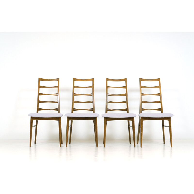 Set di 4 sedie vintage Liz di Niels Koefoed, 1960