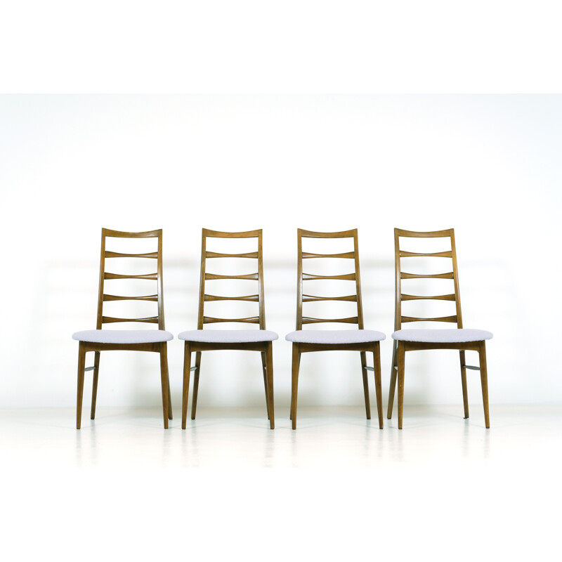 Set van 4 vintage Liz stoelen van Niels Koefoed, 1960