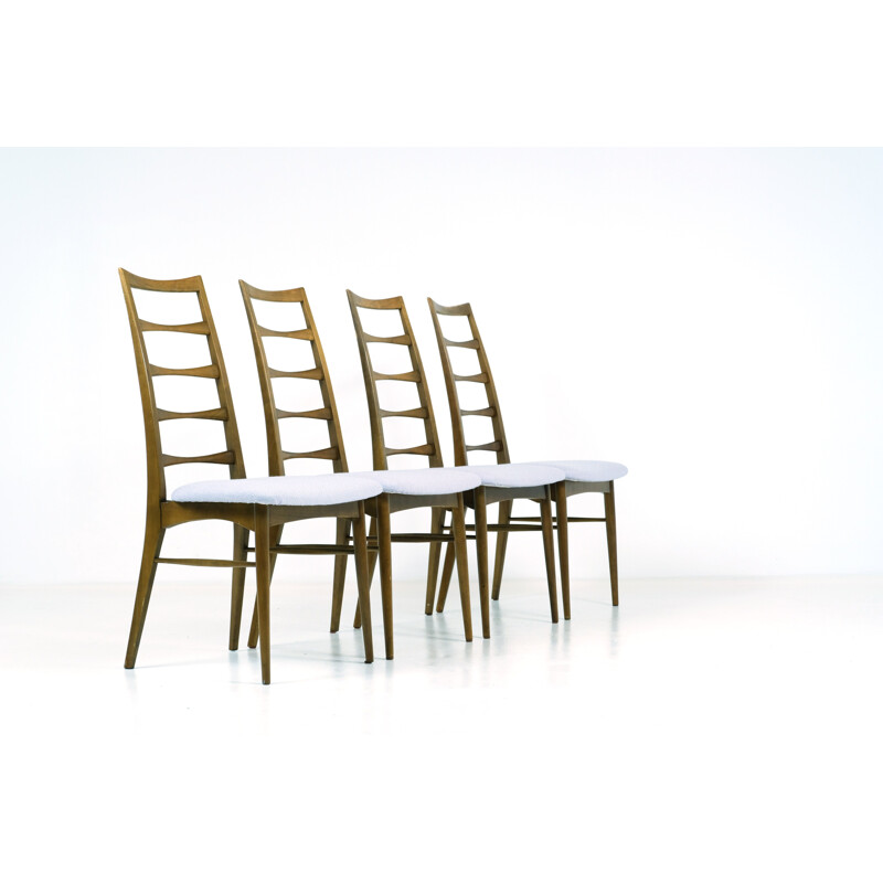 Ensemble de 4 chaises vintage Liz par Niels Koefoed, 1960