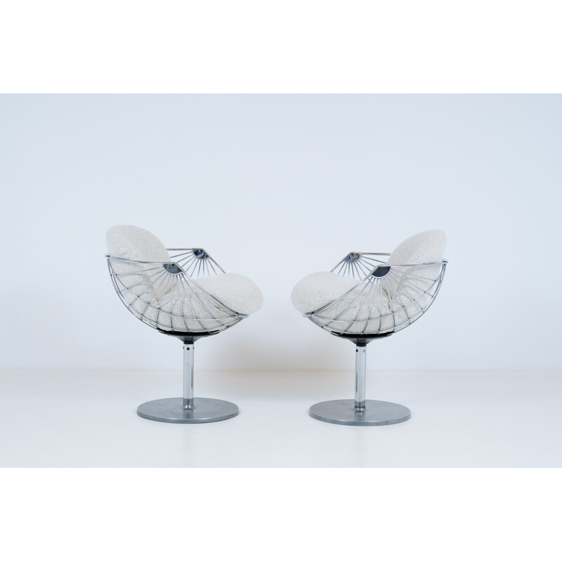 Pair of Atomic vintage chairs by Rudi Verelst 