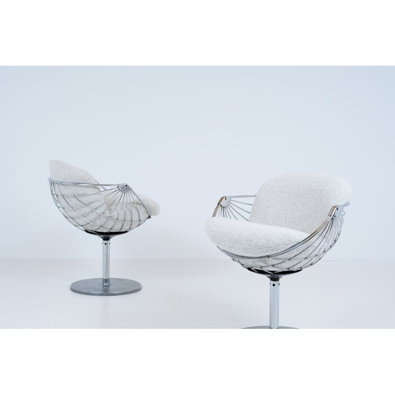 Paire de chaises vintage Atomic par Rudi Verelst 